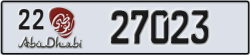 abu dhabi - code - 22 - number -27023