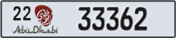 abu dhabi - code - 22 - number -33362