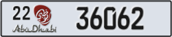 abu dhabi - code - 22 - number -36062