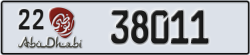 abu dhabi - code - 22 - number -38011