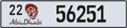 abu dhabi - code - 22 - number -56251