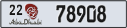 abu dhabi - code - 22 - number -78908