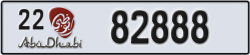 abu dhabi - code - 22 - number -82888