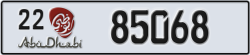 abu dhabi - code - 22 - number -85068