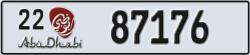 abu dhabi - code - 22 - number -87176