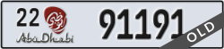 abu dhabi - code - 22 - number -91191