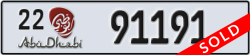 abu dhabi - code - 22 - number -91191