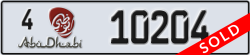 abu dhabi - code - 4 - number -10204