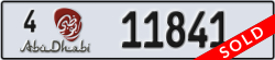 abu dhabi - code - 4 - number -11841