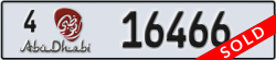 abu dhabi - code - 4 - number -16466
