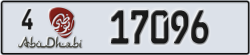abu dhabi - code - 4 - number -17096