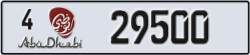 abu dhabi - code - 4 - number -29500