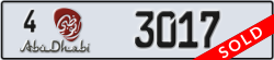 abu dhabi - code - 4 - number -3017