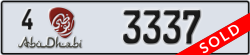 abu dhabi - code - 4 - number -3337