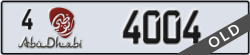 abu dhabi - code - 4 - number -4004
