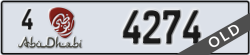 abu dhabi - code - 4 - number -4274