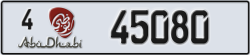 abu dhabi - code - 4 - number -45001