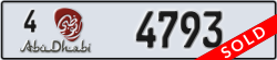 abu dhabi - code - 4 - number -4793