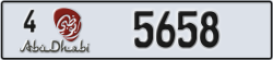 abu dhabi - code - 4 - number -5658