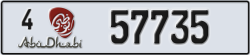 abu dhabi - code - 4 - number -57735