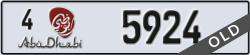 abu dhabi - code - 4 - number -5924