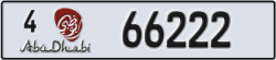 abu dhabi - code - 4 - number -66222