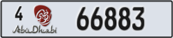 abu dhabi - code - 4 - number -66883