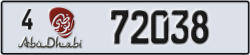 abu dhabi - code - 4 - number -72038