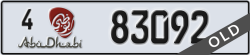 abu dhabi - code - 4 - number -83092