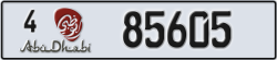 abu dhabi - code - 4 - number -85605