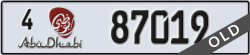 abu dhabi - code - 4 - number -87019