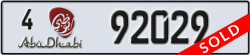 abu dhabi - code - 4 - number -92029