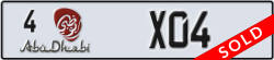 abu dhabi - code - 4 - number -X04