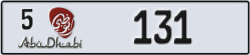 abu dhabi - code - 5 - number -131