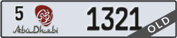 abu dhabi - code - 5 - number -1321