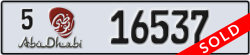 abu dhabi - code - 5 - number -16537