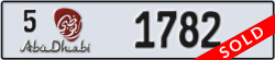 abu dhabi - code - 5 - number -1782