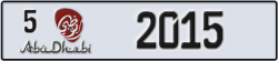 abu dhabi - code - 5 - number -2015