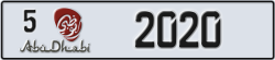 abu dhabi - code - 5 - number -2020