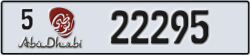 abu dhabi - code - 5 - number -22295