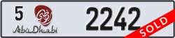 abu dhabi - code - 5 - number -2242