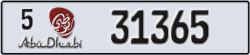 abu dhabi - code - 5 - number -31365