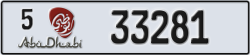 abu dhabi - code - 5 - number -33281