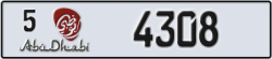 abu dhabi - code - 5 - number -4308