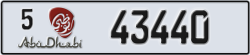 abu dhabi - code - 5 - number -43440