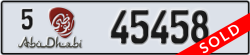 abu dhabi - code - 5 - number -45458