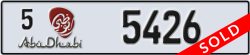 abu dhabi - code - 5 - number -5426