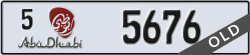 abu dhabi - code - 5 - number -5676
