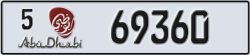 abu dhabi - code - 5 - number -69360
