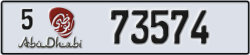 abu dhabi - code - 5 - number -73574